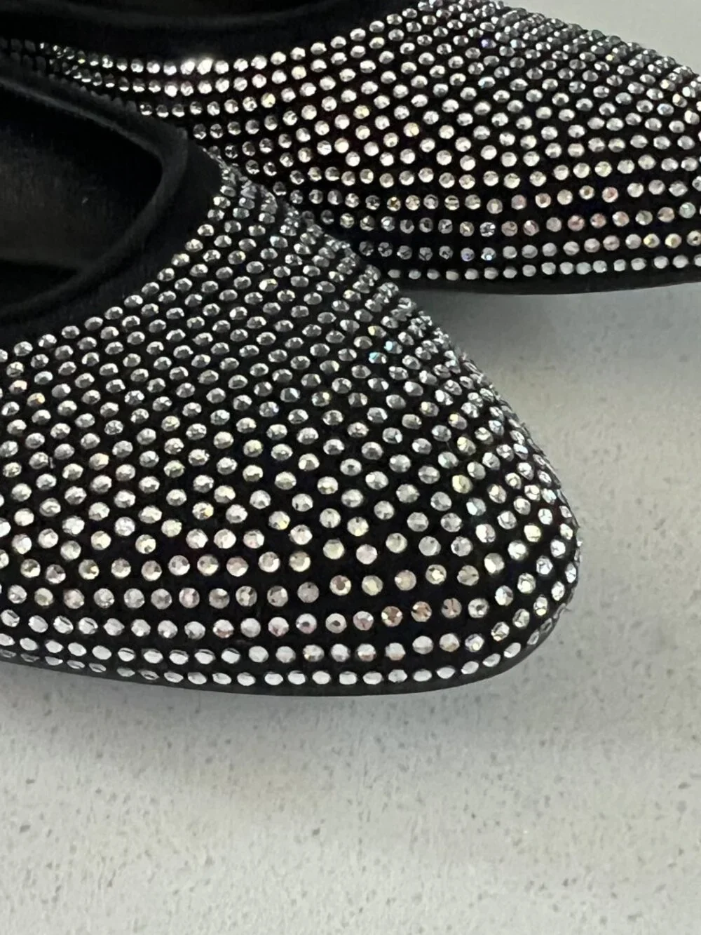 Stuart Weitzman Analiese Mary Jane Crystal  flat size 7